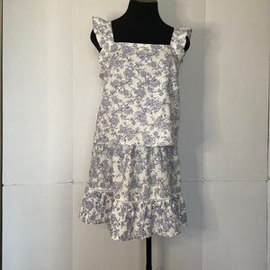 Cinthia Rowley Women’s 2 Pcs set Linen Blend Top and Skirt Size S NWT.